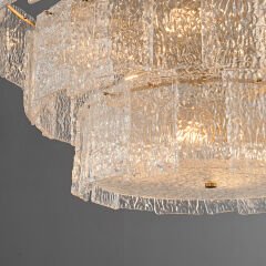 Lama kristal 80cm çapında sarkıt avize 6315-8D