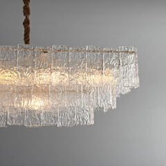 Lama kristal plafonyer 120lik dikdörtgen avize 6315-12C