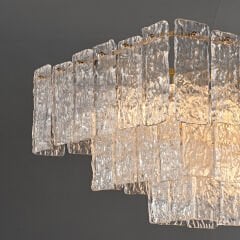 Lama kristal plafonyer 120lik dikdörtgen avize 6315-12C