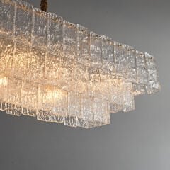 Lama kristal plafonyer 120lik dikdörtgen avize 6315-12C