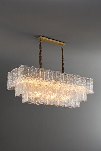 Besa 6315-12C Eskitme Pirinç 12’li Dev Moleküler Avize – Ultra Geniş Salon ve Villa İçin Sputnik Aydınlatma