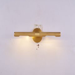 Besa 3201 Gerçek Pirinç Tablo Apliği – Klasik Gold Ayna ve Resim Aydınlatması (46cm)