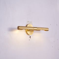 Besa 3201 Gerçek Pirinç Tablo Apliği – Klasik Gold Ayna ve Resim Aydınlatması (46cm)