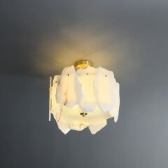 Alabaster Mermer Tavan Plafonyer Avizesi-3243