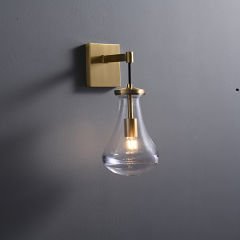 Besa 3257 Damla Camlı Modern Duvar Apliği – Lüks Tasarım Yatak Başı ve Koridor Aydınlatması