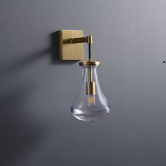 Besa 3257 Damla Camlı Modern Duvar Apliği – Lüks Tasarım Yatak Başı ve Koridor Aydınlatması