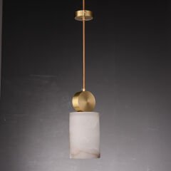 Alabaster Mermer Silindir Tekli Sarkıt 3260-Y
