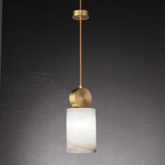 Alabaster Mermer Silindir Tekli Sarkıt 3260-Y