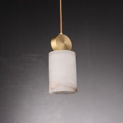 Alabaster Mermer Silindir Tekli Sarkıt 3260-Y