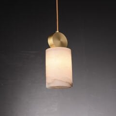 Alabaster Mermer Silindir Tekli Sarkıt 3260-Y