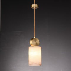 Alabaster Mermer Silindir Tekli Sarkıt 3260-Y