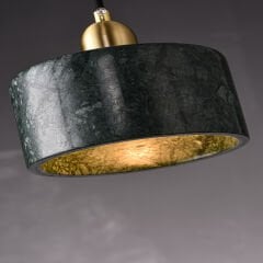 3262 Mermer Detaylı Sarkıt Avize – Büyük Formuyla Lüks, Doğal ve Heykelsi Vurgu Aydınlatması