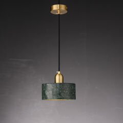 3262 Mermer Detaylı Sarkıt Avize – Büyük Formuyla Lüks, Doğal ve Heykelsi Vurgu Aydınlatması