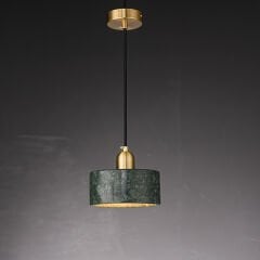 3262 Mermer Detaylı Sarkıt Avize – Büyük Formuyla Lüks, Doğal ve Heykelsi Vurgu Aydınlatması