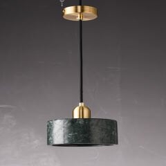 3262 Mermer Detaylı Sarkıt Avize – Büyük Formuyla Lüks, Doğal ve Heykelsi Vurgu Aydınlatması