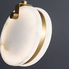 Alabaster Mermer Tekerlek Sarkıt Tekli-3276