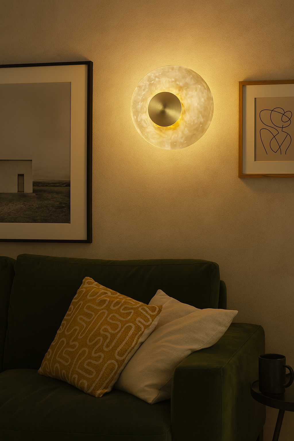 Dökme Kristal Duvar Apliği-16109