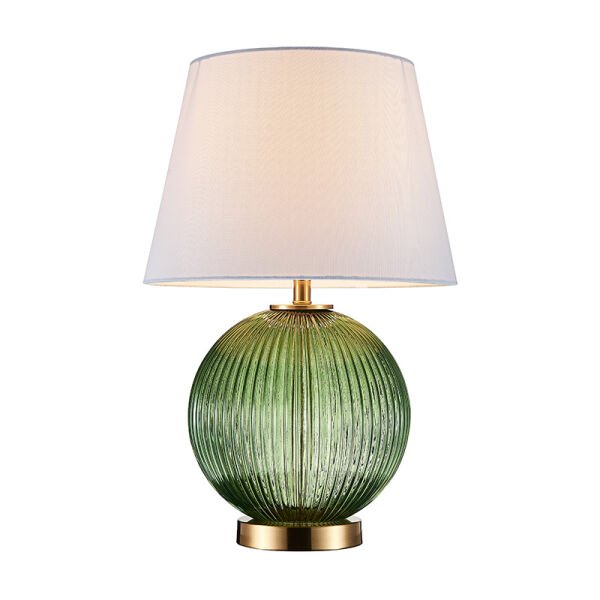 Cam Gövdeli Dekoratif Masa Lambası