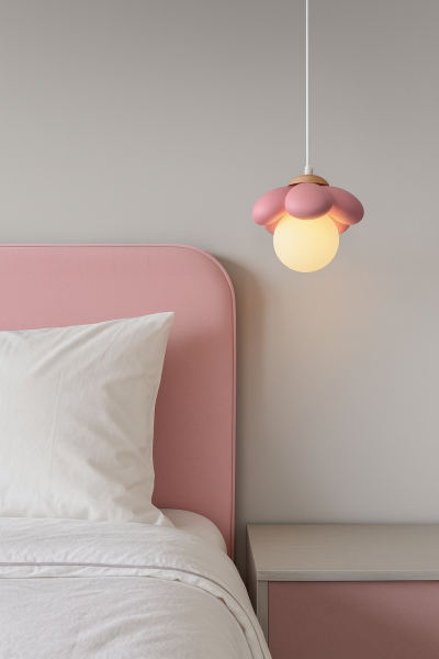 Pembe Sarkıt Avize – Renkli Dekoratif
