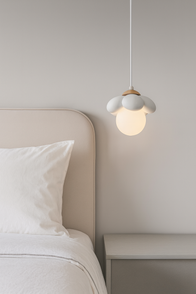 17139-WHITE Modern Beyaz Avize – Mekanla Bütünleşen, Sade ve Şık Minimalist Aydınlatma