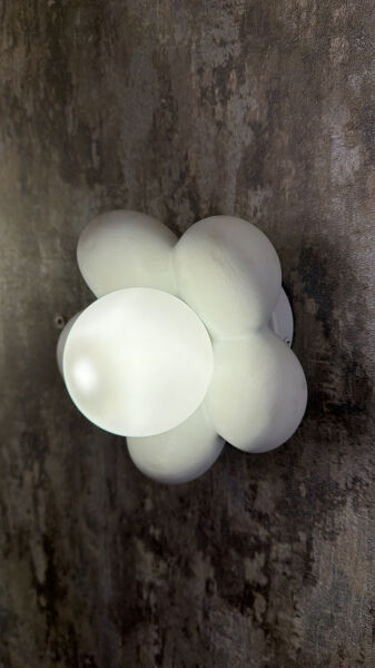 Beyaz Minimalist Aplik / Plafonyer