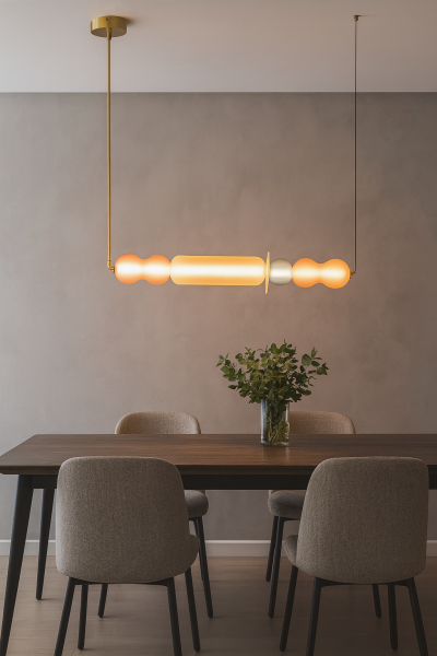 Renkli Cam Sarkıt Avize-17144-H