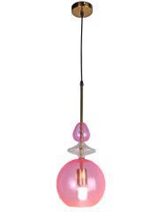 Pembe Cam Tekli Sarkıt 17151-E