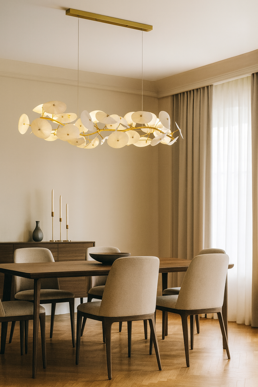 Seramik Elips Sarkıt Avize 82057-L1000