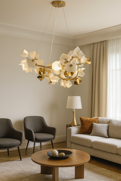 82080-D800 Modern Aydınlatma – 80 cm Geniş Çaplı, Geniş Alanlar İçin Güçlü Merkezi Aydınlatma