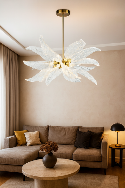 82107-D800 Büyük Çaplı Modern Plafonyer Avize (80 cm) – Geniş Alanlar İçin Görkemli Merkezi Aydınlatma