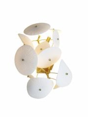 BESA 83057-3 Model | Yemek Masası ve Orta Boy Salonlar İçin Şık ve Dengeli 3 Işıklı Armatür