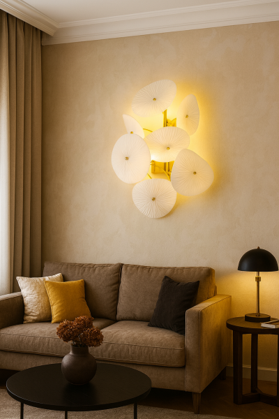 BESA 83057-3 Model | Yemek Masası ve Orta Boy Salonlar İçin Şık ve Dengeli 3 Işıklı Armatür