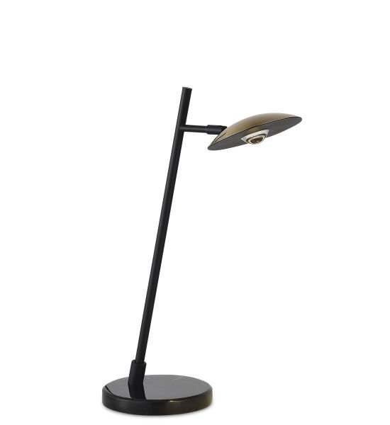 Besa BT201 Modern LED Masa Lambası – Mermer Tabanlı, Ayarlanabilir Başlık, Siyah & Beyaz Renk Seçenekli