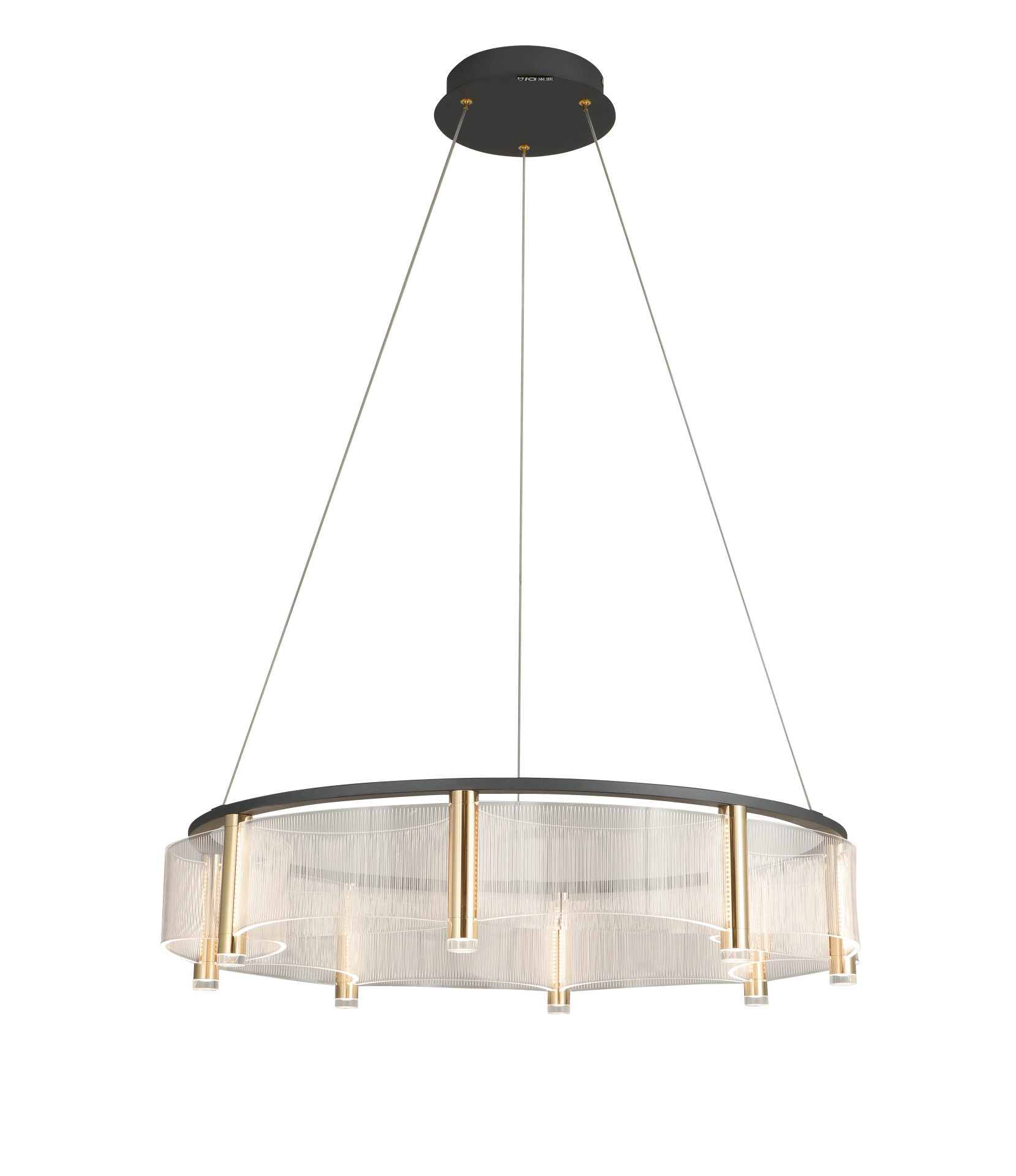 Akrilik 60cm Çapında Ledli Sarkıt