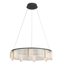 Akrilik 60cm Çapında Ledli Sarkıt