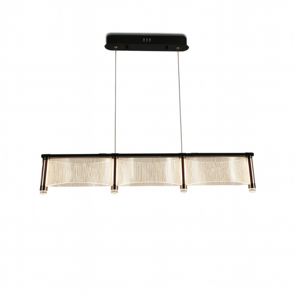 3'lü Akrilik Elips Sarkıt Avize – Akıcı Formuyla Ada Üstü ve Yemek Masaları İçin Modern Odak Aydınlatması