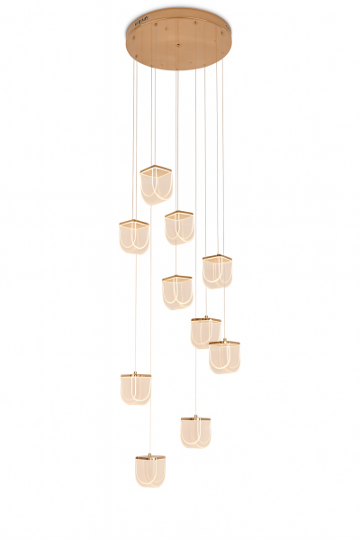 10'lu Akrilik Halka Sarkıt Avize