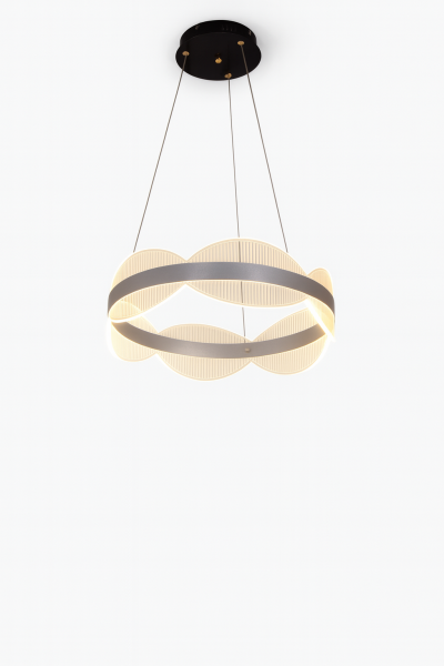 Minimalist Yuvarlak Akrilik Sarkıt Avize Ayarlanabilir LED