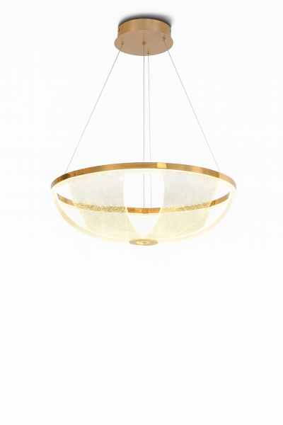 Halka Yuvarlak Akrilik Sarkıt Avize