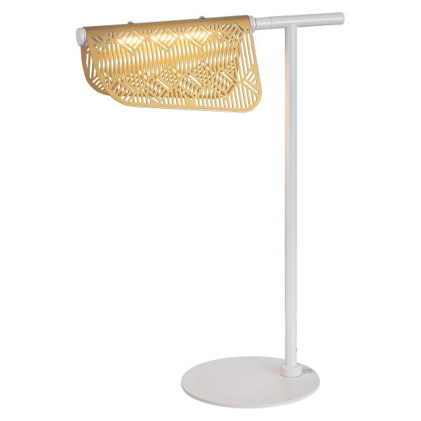 Modern Masa Lambası – Geometrik Metal / Cam Başlık