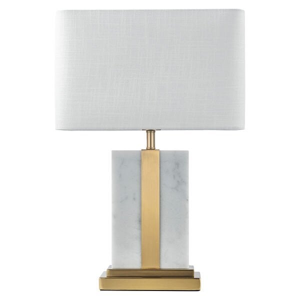 BT21108 Modern Gold Kristal Küre Detaylı Masa Lambası - Naturel Keten Başlıklı Lüks Abajur