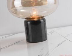 Üfleme Camlı Abajur