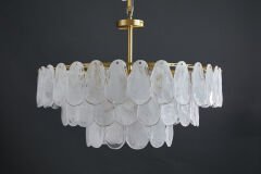 80lik dökme cam yuvarlak avize