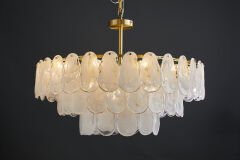 80lik dökme cam yuvarlak avize