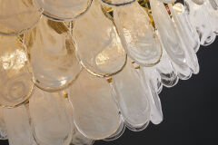 80lik dökme cam yuvarlak avize