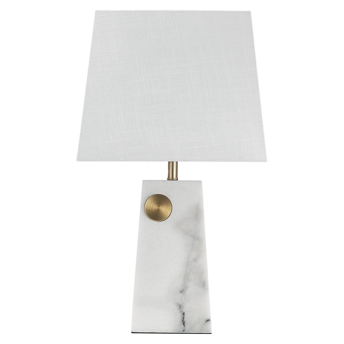 Lüks Tasarım Gold Metal ve Cam Sütunlu Masa Lambası - Dekoratif Ofis ve Salon Abajuru