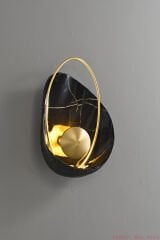 Seramik Aplik – Dokusal Zenginlik ve Yumuşak Işık Veren El Yapımı Görünümlü Duvar Lambası