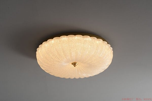 50 cm Çapında Plafonyer Avize – Geniş Alanlar ve Alçak Tavanlar İçin Sade ve Homojen Merkezi Aydınlatma