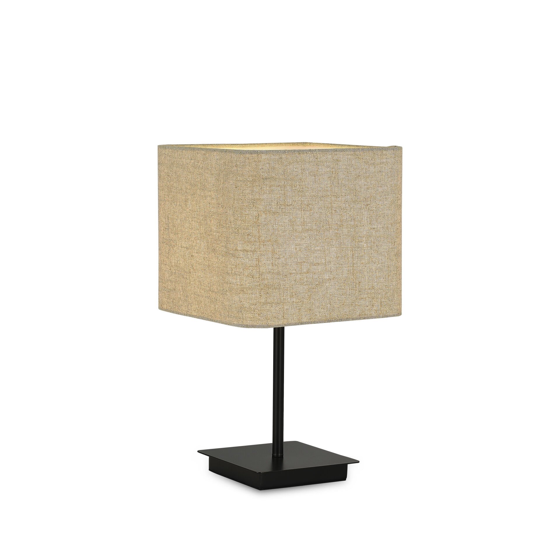 BT21106 Modern Art Deco Gold Masa Lambası - Siyah Kumaş Şapkalı Kristal Cam Detaylı Abajur