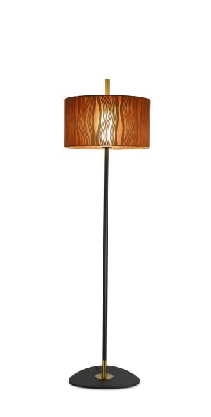 BT21106 Modern Art Deco Gold Masa Lambası - Siyah Şapkalı Kristal Cam Detaylı Abajur